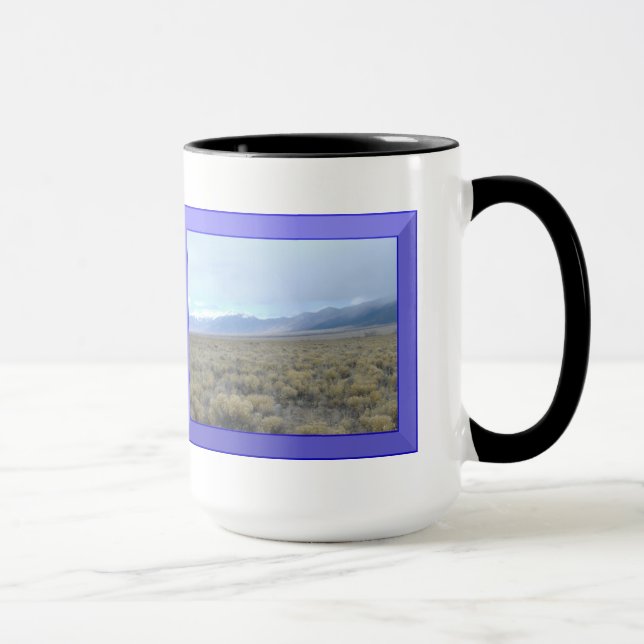 Colorado Mountain Tops 15 Ounce Ringer Mug (Right)