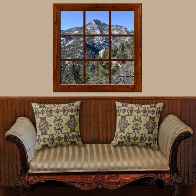 Colorado Mountain With Snow Fake Window View Poster (Creator Uploaded)