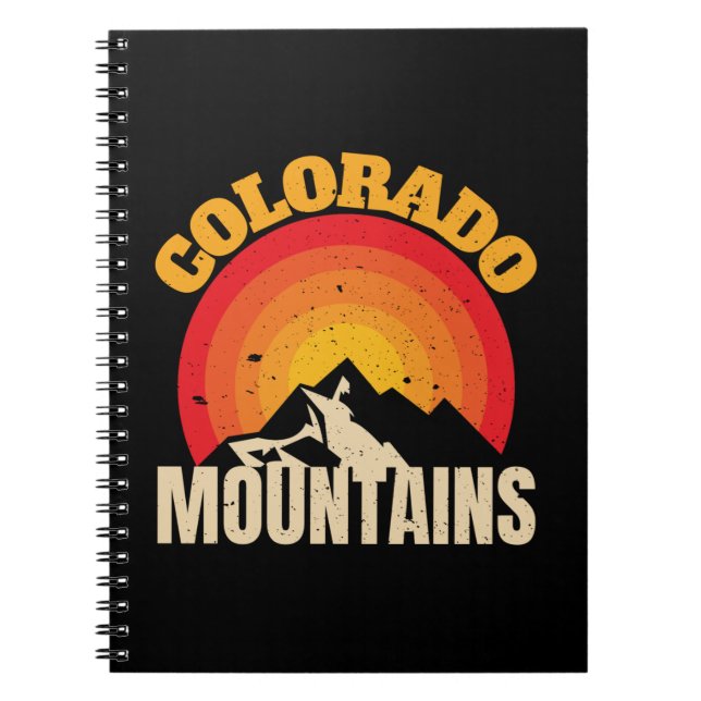 Colorado Mountains Notebook (Front)