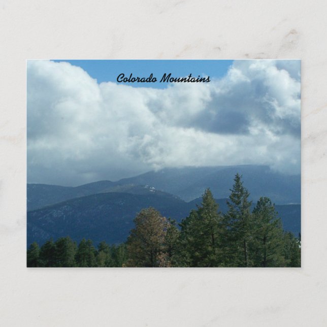 Colorado Mountains Postcard (Front)