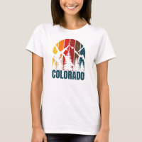 Colorado Mountains Retro Vintage