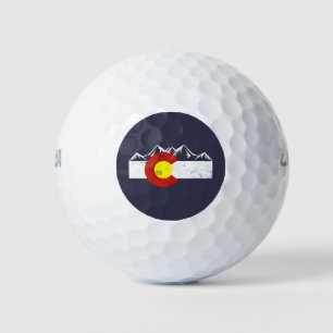 Colorado Mountains Vintage Golf Balls