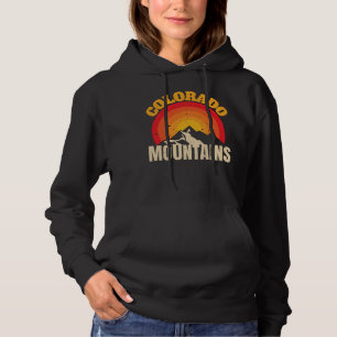 Colorado Mountains Vintage  Hoodie