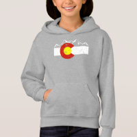 Colorado Mountains Vintage  Hoodie