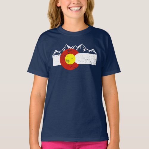 Colorado Mountains Vintage    T_Shirt