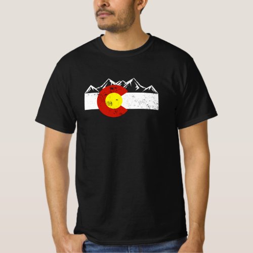 Colorado Mountains Vintage T_Shirt