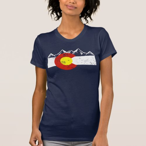 Colorado Mountains Vintage T_Shirt