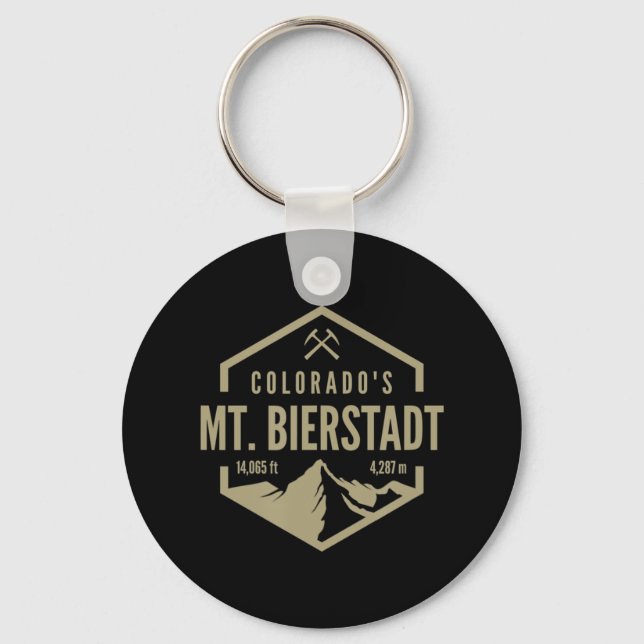 Colorado Mt Bierstadt  Keychain (Front)