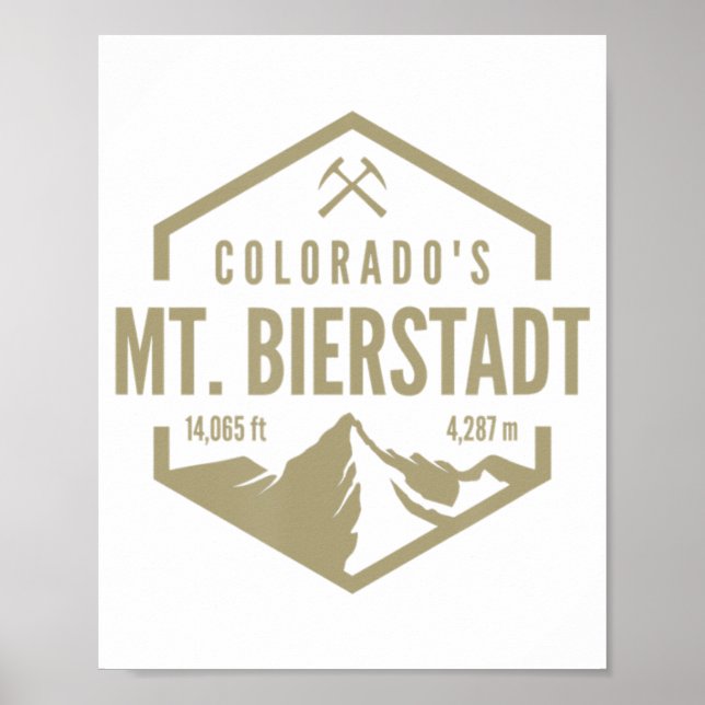 Colorado Mt Bierstadt  Poster (Front)