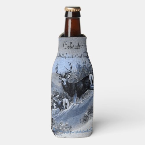 Colorado Mule Deer Bottle Cooler