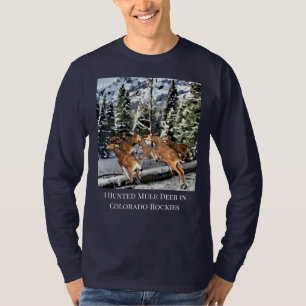 Colorado Mule Deer Hunting Mens T-Shirt