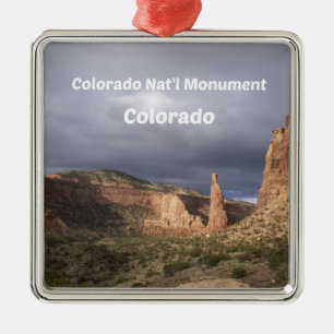 Colorado National Monument, CO Metal Ornament