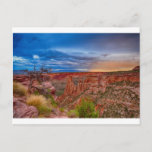 Colorado National Monument Evening Storms Postcard