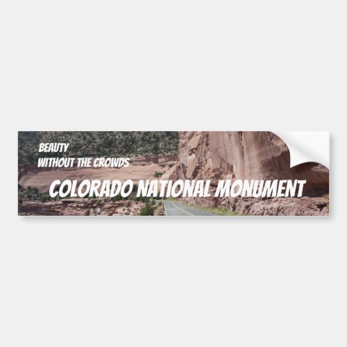 Colorado National Monument Template Bumper Sticker