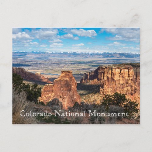 Colorado National Monument Travel Postcard