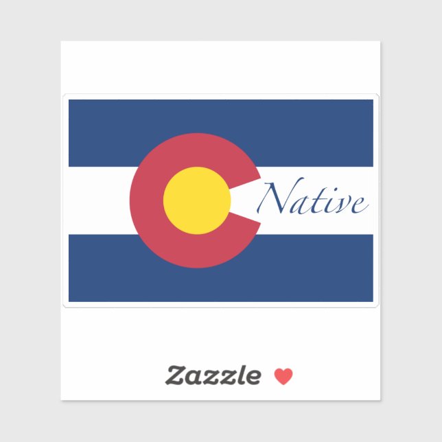 Colorado Native Flag Sticker (Sheet)