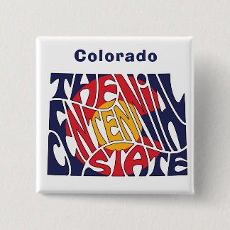 Colorado Nickname Word Art Button