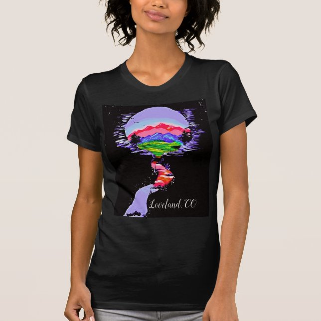 Colorado Nightsky, Women's T-Shirt (Front)