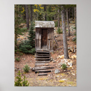 Colorado Outhouse at St. Elmo Ghost Town Photo Poster