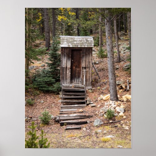 Colorado Outhouse at St Elmo Ghost Town Photo Poster
