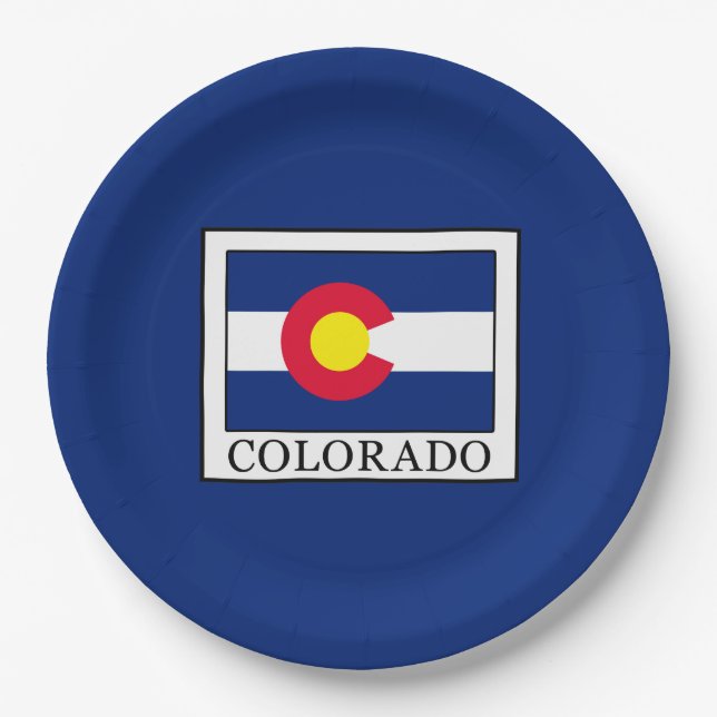 Colorado Paper Plates (Front)