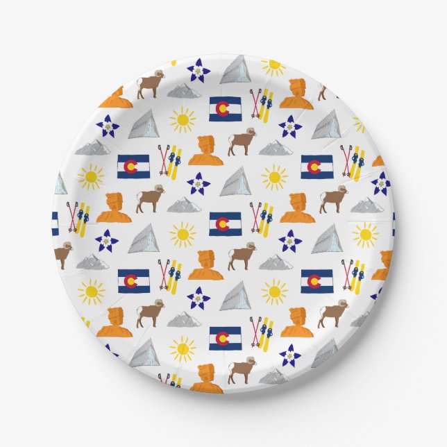 Colorado Paper Plates (Front)