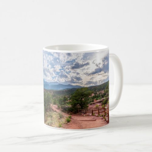 Colorado Pikes Peak Evening Hike Coffee Mug