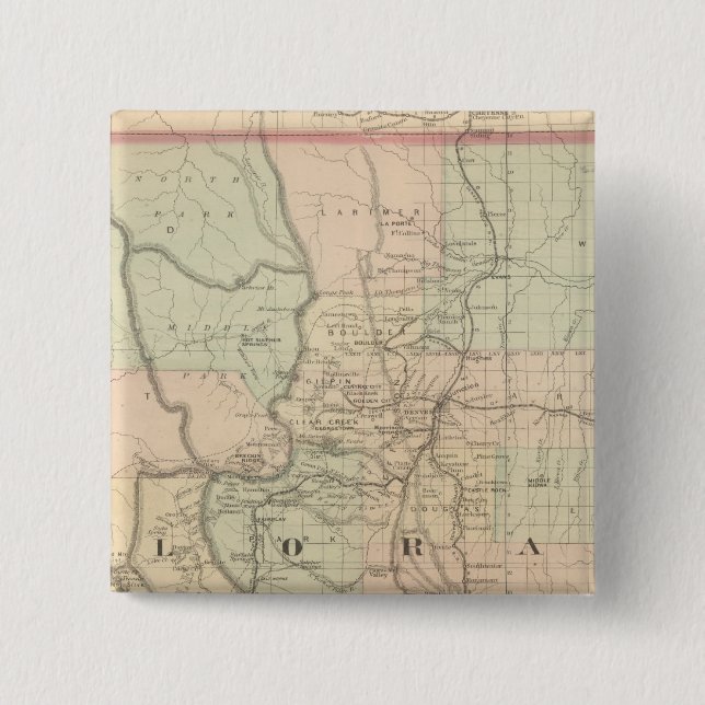 Colorado Pinback Button (Front)