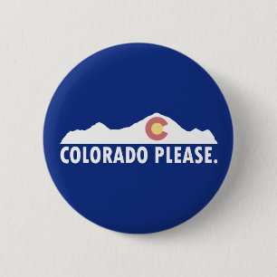 Colorado Please Pinback Button