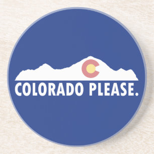 Colorado Please Sandstone Coaster