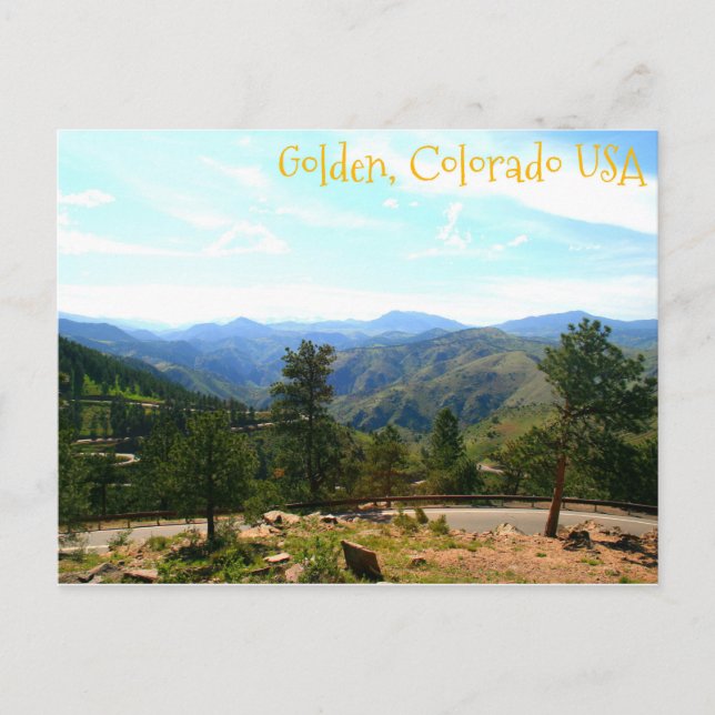 Colorado postcard (Front)