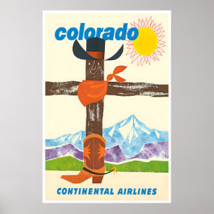 Colorado Print Western Art Cowboy Poster