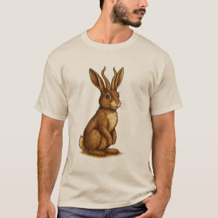 Colorado Rabbit with Tentacles - Mutant Jackalope T-Shirt