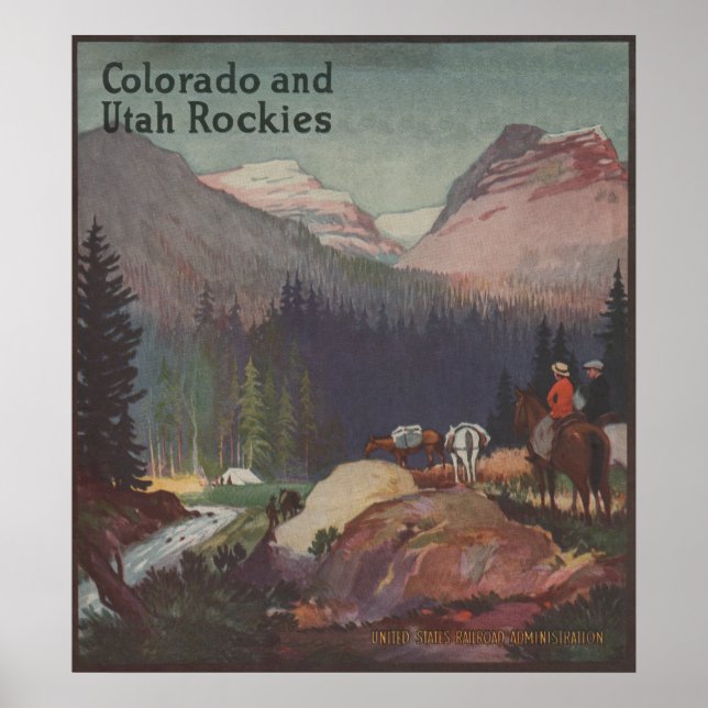Colorado Railroad Promotional Poster (Front)