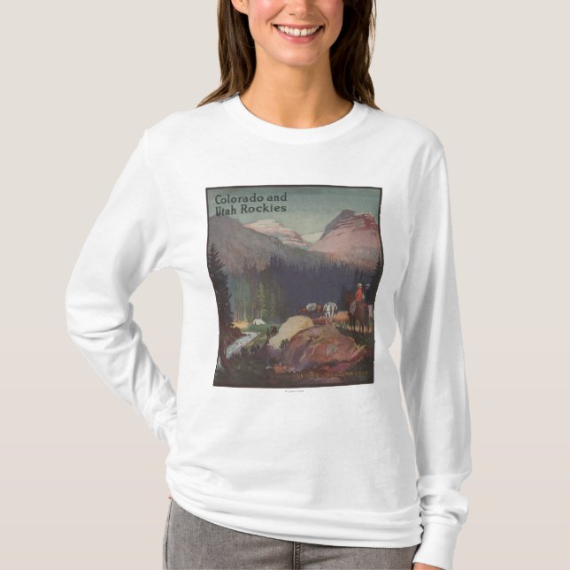 Colorado Railroad Promotional Poster T-Shirt (Front)