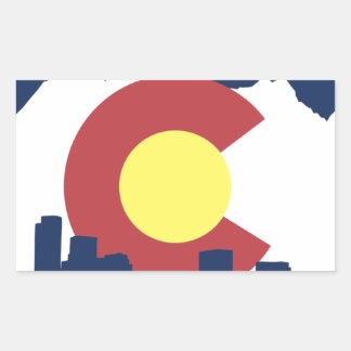 Colorado Rectangular Sticker