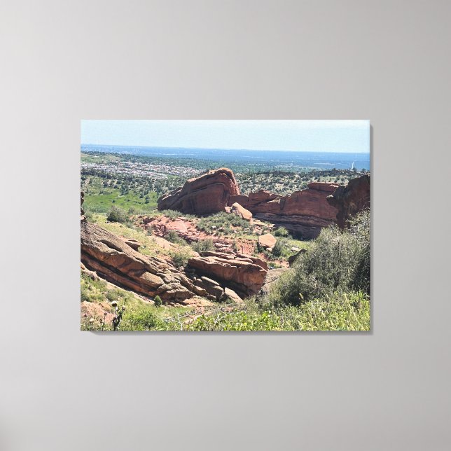 Colorado Red Rocks  Canvas Print (Front)