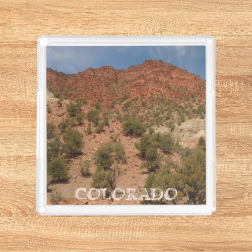Colorado Red Rocks Landscape Acrylic Tray