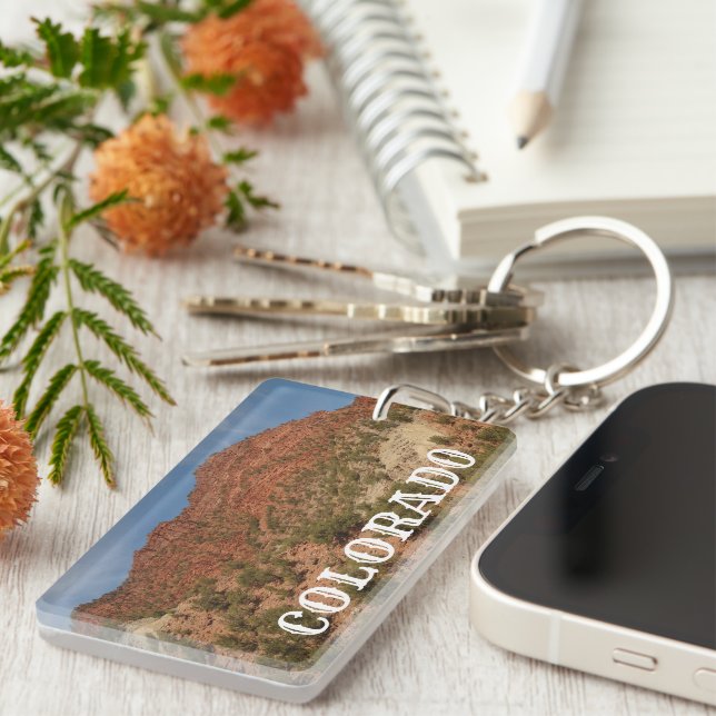 Colorado Red Rocks Landscape Keychain (Front Right)