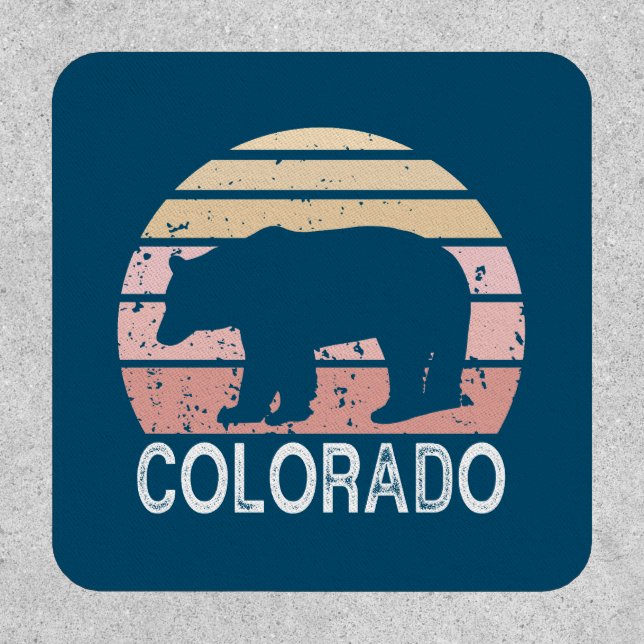 Colorado Retro Bear Patch (Front)