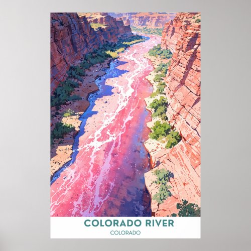 Colorado River Beautiful Colorado Poster