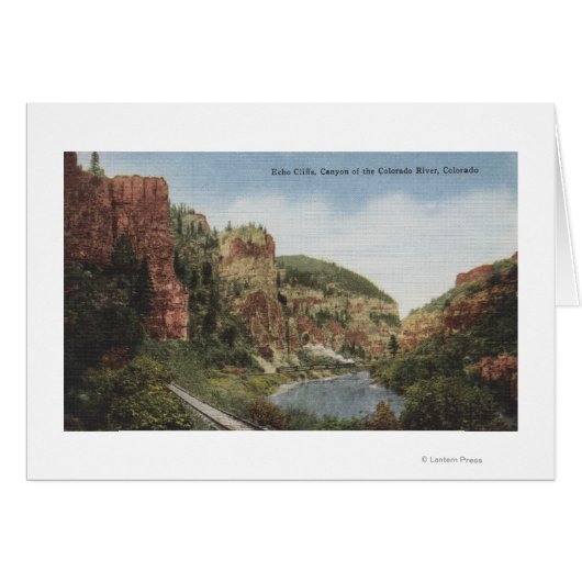Colorado River, CO - Echo Cliffs Cards (Front Horizontal)