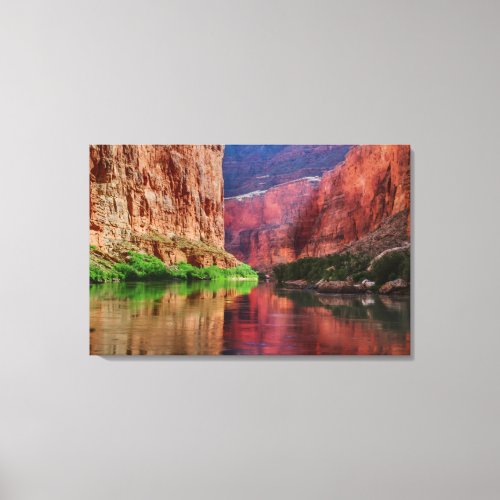 Colorado river in Grand Canyon AZ Canvas Print