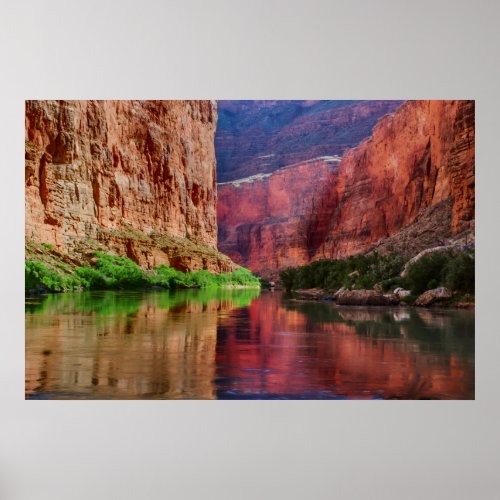 Colorado river in Grand Canyon AZ Poster