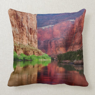 Colorado river in Grand Canyon, AZ Throw Pillow
