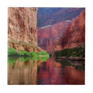 Colorado river in Grand Canyon, AZ Tile