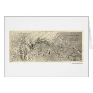 Colorado River Map 1858 Cards