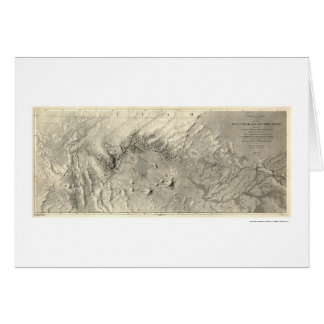 Colorado River Map 1858 Cards