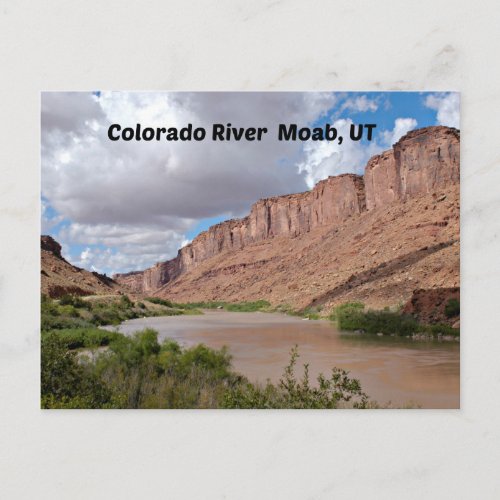 Colorado River Moab UT Postcard