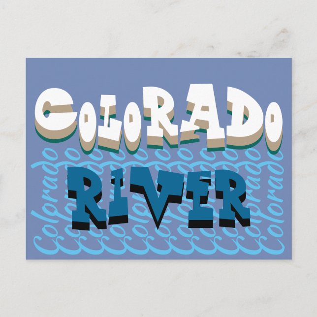 Colorado River Postcard (Front)